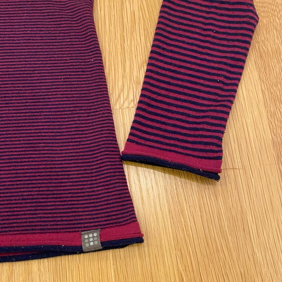 Title Nine Two V Neck Striped Tops / 1 Maroon / 2 Blue / Womens Size XS - Picture 13 of 16